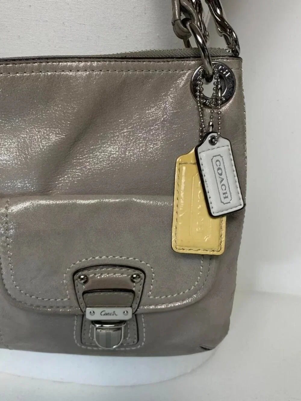 Coach Metallic Silver/Pewter